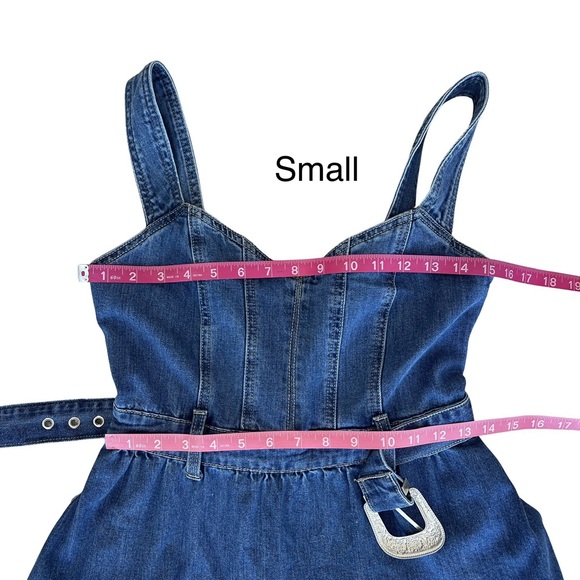 Forte Tiered Denim Western Maxi Dress - Picture 9 of 16